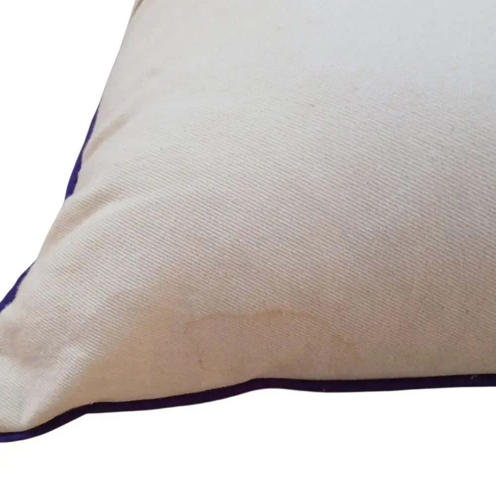 Neema Crafts Purple Teal Hippo Hippopotamus Handmade Throw‎ Pillow 14